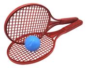 Jogo de Peteca Badminton Kit com 2 Raquetes 2 Bola infantil - DaiCommerce