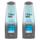 Kit Com 2 Shampoo 400ml Dove Men Care Fortificante Alivio Refrescante