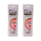 Kit com 2 Shampoo Clear Anticaspa Flor de Cerejeira Bio Booster - 200ml