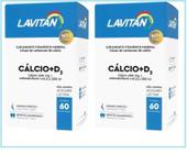 Kit com 2 Suplemento Lavitan Cálcio D3 200UI 60Cpr - Cimed