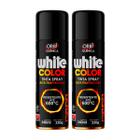 Kit com 2 Tintas Spray Preto Fosco de Alta Temperatura Até 600ºC Orbi Química