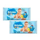 Kit com 2 Toalhas Umedecidas Babysec Ultrafresh 46 Unidades cada