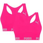 Kit Com 2 Top Sem Costura E Sem Bojo Com Costas Nadador Fitness Fit Para Academia Treino Corrida