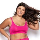 Kit Com 2 Top Sutiã Sem Bojo Plus Size Alça Reforçada Gatria Lingerie