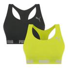 Kit com 2 Tops Sem Costura Com Elastico Fitness Academia Sport Puma