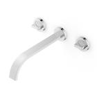 Kit com 2 Torneira Misturador para Banheiro de Parede com Válvula de Escoamento Flow Celite