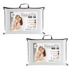 Kit com 2 Travesseiros Baixo Macio - 10cm