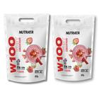 Kit Com 2 Un Whey Protein W100 Refil 900g Nutrata