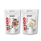 Kit Com 2 Un Whey Protein W100 Refil 900g Nutrata