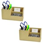 Kit com 2 unid de Porta Caneta, Clips E Recado - Vayly - Office Designer