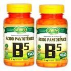 Kit com 2 Vitaminas B5 Acido Pantotenico 60 Capsulas de 500mg Unilife