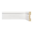 Kit com 20 Barras Rodapé Mdf 15mmx7cm 702 Moldufama Metro Linear 48m Branco