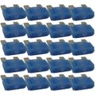 Kit Com 20 Fusivel Lâmina Littelfuse 60A Azul Grande