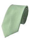 Kit com 20 gravata verde oliva tecido oxford slim casamento