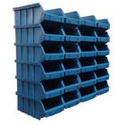 Kit Com 24 Gaveteiros de Plástico Organizador Bin Nº 4 - Azul