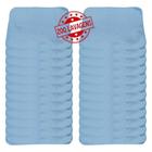 Kit com 24 Tapetes Higiênicos 70x50 Azul Laváveis para cães 200 Lavagens - Alta Absorção