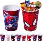 Kit com 25 Copos Homem Aranha de 320ml Plasútil Festa Crianças