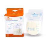 Kit com 25 Sacos Para Armazenar Leite Materno Babydeas