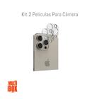 Kit Com 2x Películas Protetoras 3D Vidro Para Câmera Traseira Do Iphone 13 PRO MAX - LXL