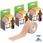 Kit com 3 bandagens TMAX tape Bioland original BEGE