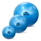 Kit com 3 Bolas de Pilates 45cm, 65cm e 85cm - Antiestouro Suporta até 300kg Com Bomba - Muvin