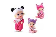 Kit com 3 Boneca Little Dolls Soninho Faz Xixi - Divertoys