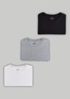 Kit Com 3 Camisetas Masculinas Básicas