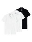 Kit com 3 Camisetas Polo Masculina Malwee 1000004429