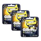 Kit com 3 Cargas Gillette Aparelho de Barbear Fusion Proshield c/2