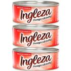 Kit Com 3 Ceras Em Pasta Ingleza 400G Vermelho