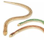 Kit com 3 cobras selvagens de madeira articulada com 50cm