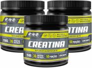 Kit Com 3 Creatina Monohidratada 100% Pura 150g FNB Sport Nutrition - Flora Nativa do Brasil