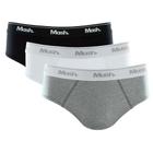Kit com 3 cueca slip msh 010.04