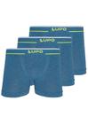 Kit com 3 Cuecas Boxer Lupo 733-004