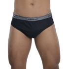 KIT com 3 Cuecas Slip Em Algodão Selene