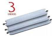 Kit Com 3 Degraus Anatômicos Em Abs Com Varão Para Piscinas