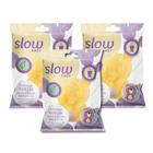 Kit com 3 Esponja Konjac Slow Baby Para Banho Lanossi