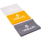 Kit com 3 Faixas Elásticas Bands 3 Intensidades VLS3204 - Vollo