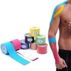 Kit Com 3 Fitas Sortidas Bandagem Adesiva Ortopédica Kinesio