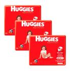 Kit com 3 Fralda Huggies Supreme Care XG 26 Unidades