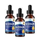 Kit Com 3 - G-Colin (Óleo de Abacate + Resveratrol + Coenzima Q10 + Taurina) 30ml Celliv
