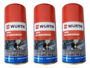 kit com 3 Limpa Ar Condicionado Aroma Floral No Carro 145ml Wurth