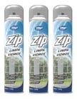 Kit com 3 Limpa Vidros Spray Aerosol Zip 400ml - My Place