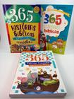 Kit Com 3 Livros Bíblicos,365 Atividades ,365 Historias e 365 Palavras Cruzadas