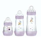 Kit com 3 Mamadeiras Easy Start 130/260/320ml Lilás - MAM