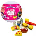 Kit com 3 Mini World Miniaturas Surpresas Serie 1 Multikids