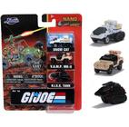 Kit Com 3 Miniaturas G.I Joe 4 Cm Jada Nano Metals