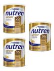 Kit Com 3 Nutren Senior Sem Sabor 740G