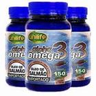 kit com 3 OMEGA 3 ALPHA SALMAO UNILIFE 150 CAPSULAS