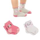 Kit com 3 Pares de Meia Lupo Baby - Ref. 2000